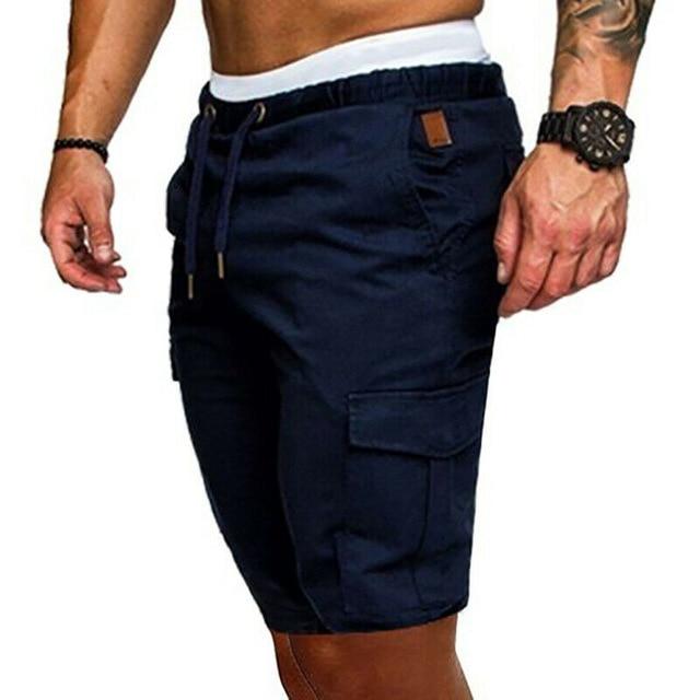 Mens Cargo Shorts Pants Casual Summer Beach Sport Gym