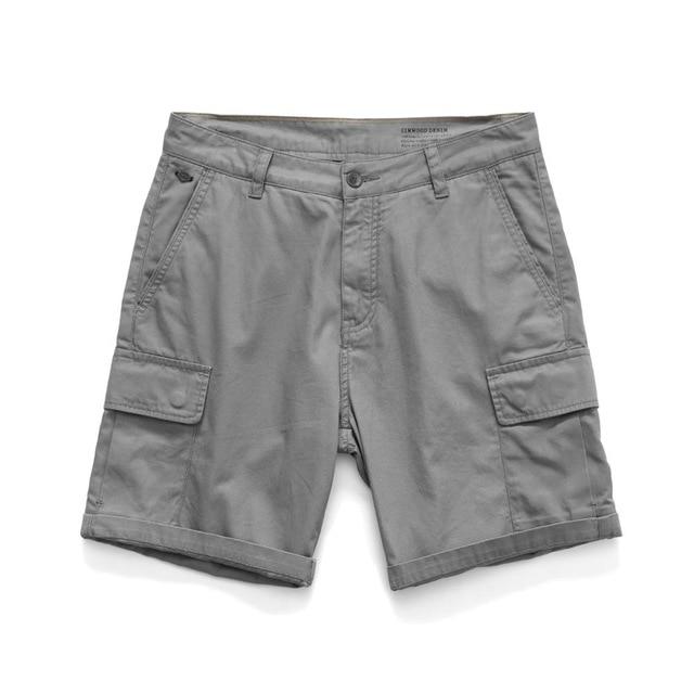 Summer New Cargo Shorts Men Fashion Enzyme Washed Casual Multi-Pockets