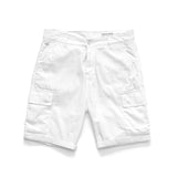 Summer New Cargo Shorts Men Fashion Enzyme Washed Casual Multi-Pockets