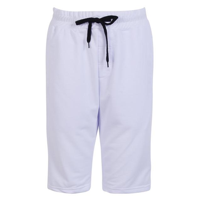 Summer Men Casual Tech Fleece Shorts Baggy Gym Sport Jogger Sweat