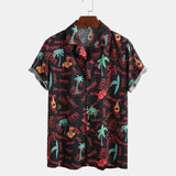 Shirts for men Tropical Vacation Hawaii Shirt Mens Floral
