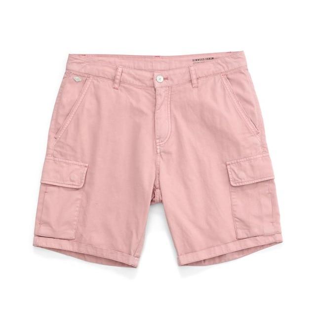Summer New Cargo Shorts Men Fashion Enzyme Washed Casual Multi-Pockets