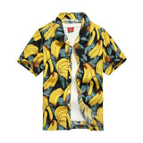 Hawaiian Shirts Fashion Men's Casual Button Hawaii Print Beach