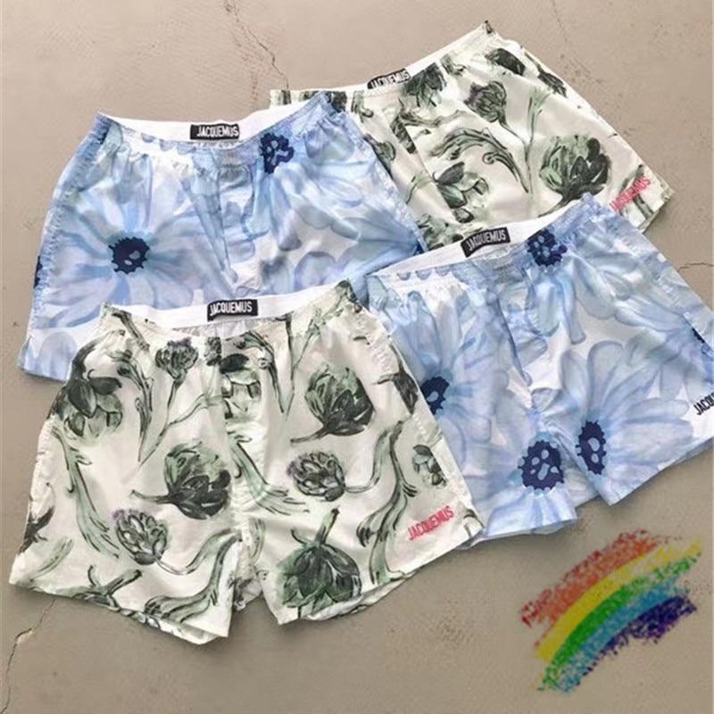 Flowers Printing Jacquemus Shorts Men Women