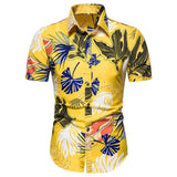 Hawaii Beach Short Sleeve Printed Shirt Summer Travel
