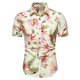 Hawaii Beach Short Sleeve Printed Shirt Summer Travel